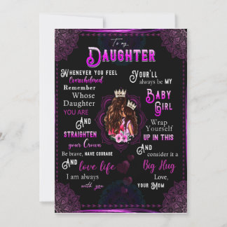 Daughter Lovers | Für meine Tochter Liebe Mama Einladung