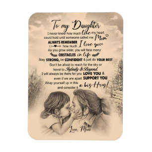 Daughter Lovers Für meine Tochter Liebe Mama Magnet
