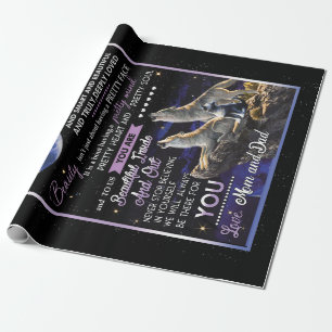Daughter Lovers Für unsere Tochter Liebe Mama un Geschenkpapier