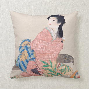 Daughter Miyuki (elegante japanische Dame, asiatis Kissen