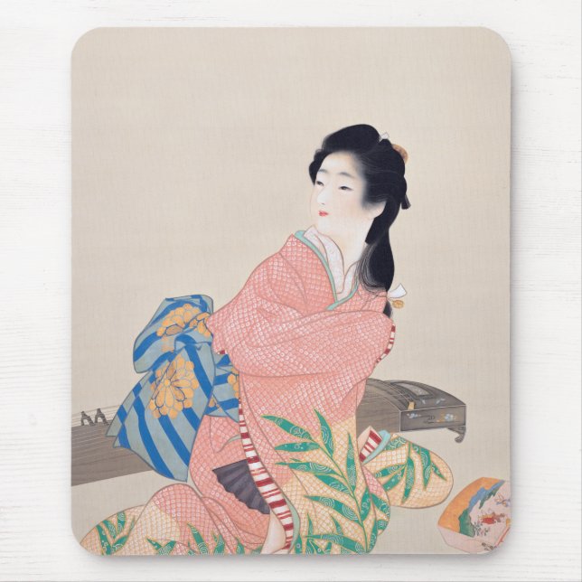 Daughter Miyuki (elegante japanische Dame, asiatis Mousepad (Vorne)