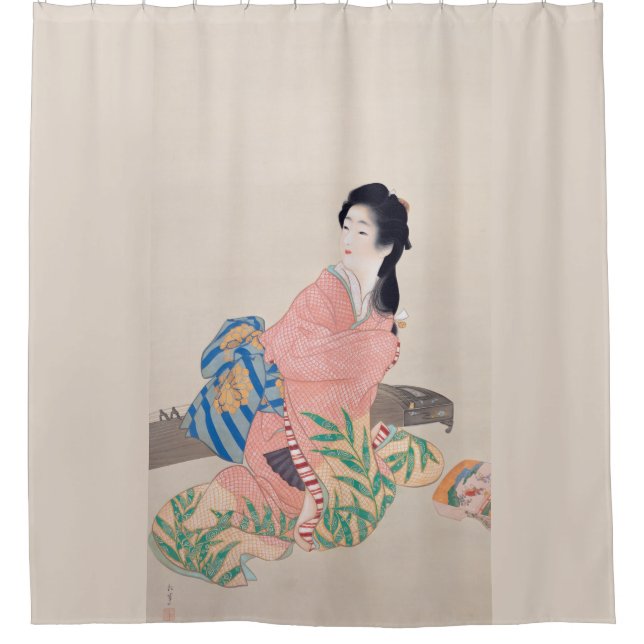 Daughter Miyuki (schöne japanische Frau) (asiatisc Duschvorhang (Vorderseite)