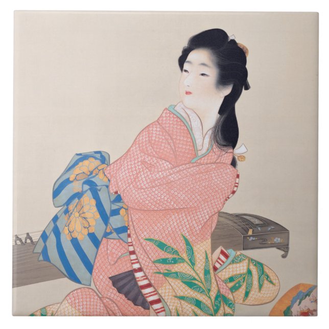 Daughter Miyuki (schöne japanische Frau) (asiatisc Fliese (Vorderseite)