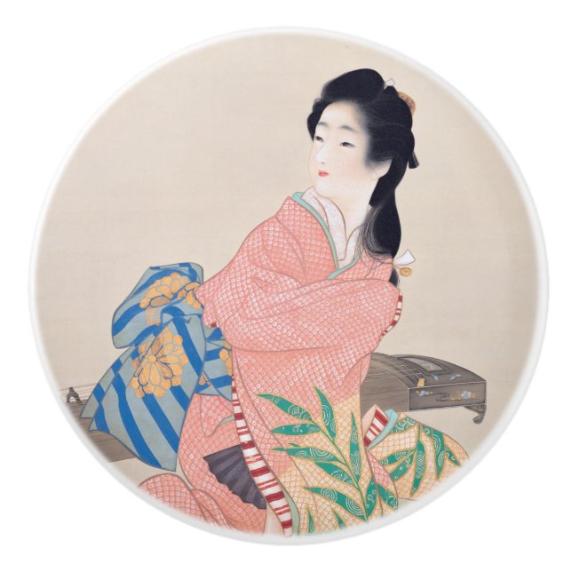 Daughter Miyuki (schöne japanische Frau) (asiatisc Keramikknauf (Vorderseite)