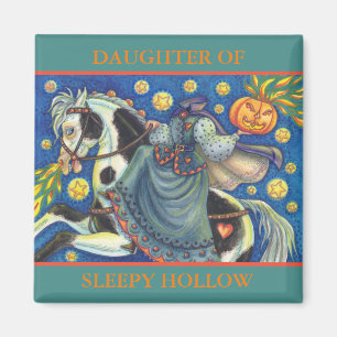DAUGHTER OF SLEEPY HOLLOW HALLOWEEN MAGNET Square