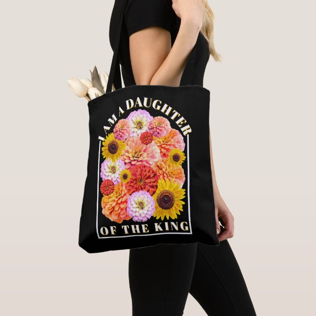 Daughter of The King Bible Verse Wildflower Tasche (Von Nahem)