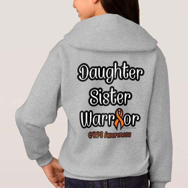 Daughter Schwester Warrior...CRPS Hoodie (Rückseite)