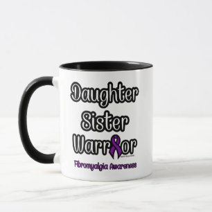 Daughter Schwester Warrior...Fibro Tasse