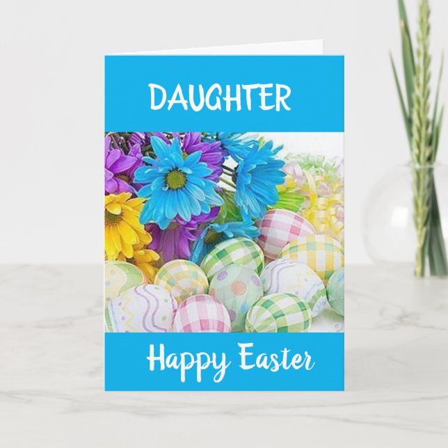 ***DAUGHTER*** SIE WERDEN "EASTER" KARTE LIEBEN (Vorderseite)