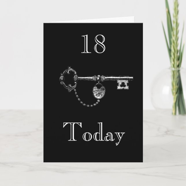 DAUGHTER/SON 18. BIRTHDAY CARD KARTE (Vorderseite)