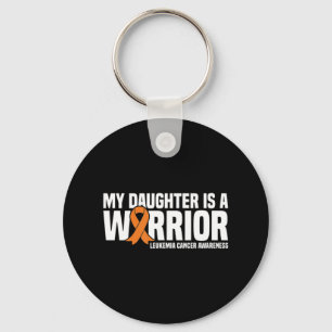 Daughter Warrior Orange Ribbon Leukemia Cancawa Schlüsselanhänger