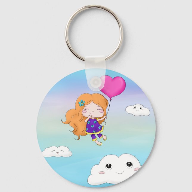 Daughters Angel Key Chain Schlüsselanhänger (Vorderseite)