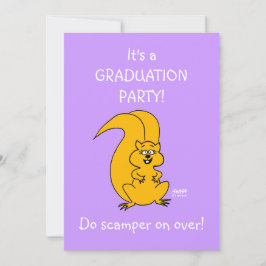 Daughters Backyard Graduation Party Funny lädt ein Einladung