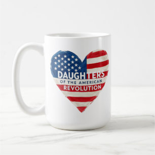 Daughters of the American Revolution DAR US Histor Kaffeetasse