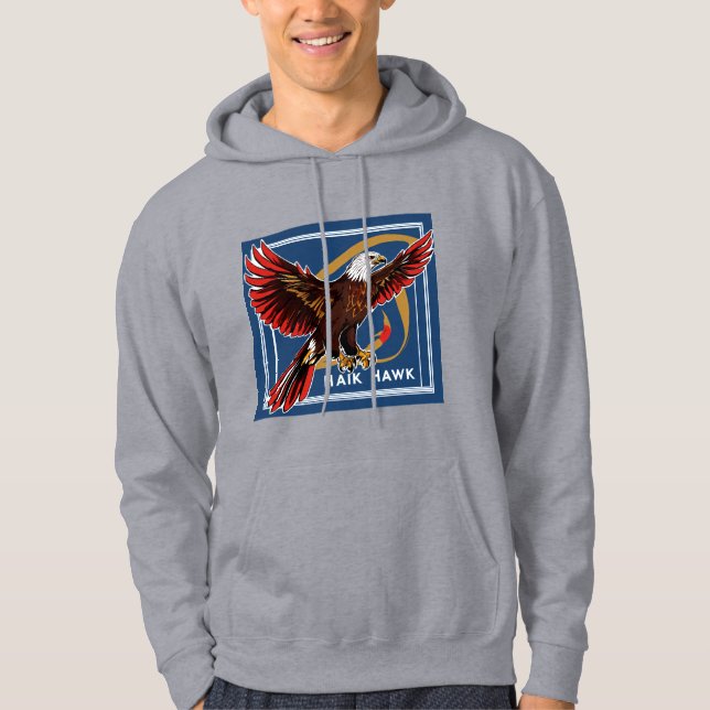 Daughters of the Sky: Bold Aviation Club Logo Hoodie (Vorderseite)