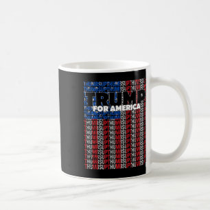 Daumen Hoch Für Amerika Usa-Flagge Republikaner Tr Kaffeetasse