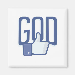 Daumen hoch für Gott - Gott ist mein Freund Magnet