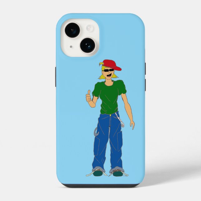 Daumen hoch iPhone 14 hülle (Rückseite)