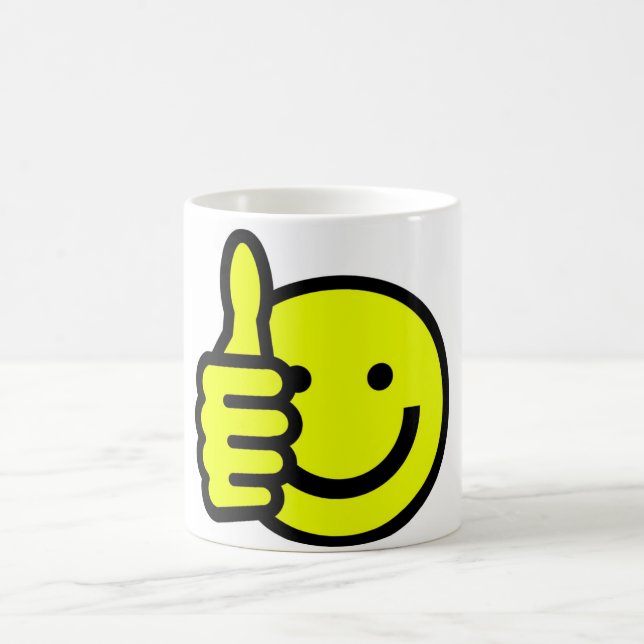 DAUMEN HOCH KAFFEETASSE (Mittel)