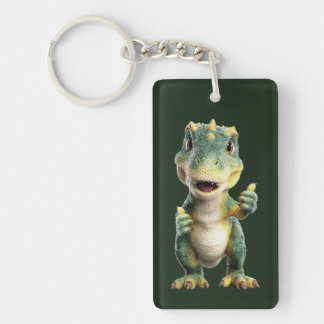 Daumen hoch T Rex Schlüsselanhänger