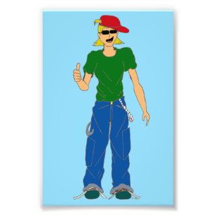 Daumen nach oben fotodruck