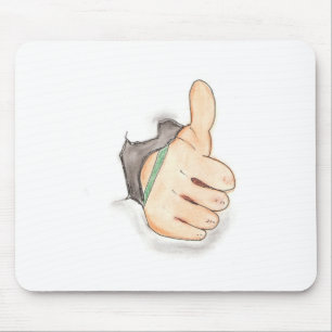 Daumen oben mousepad