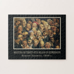 Daumiers Expressions Art Puzzle