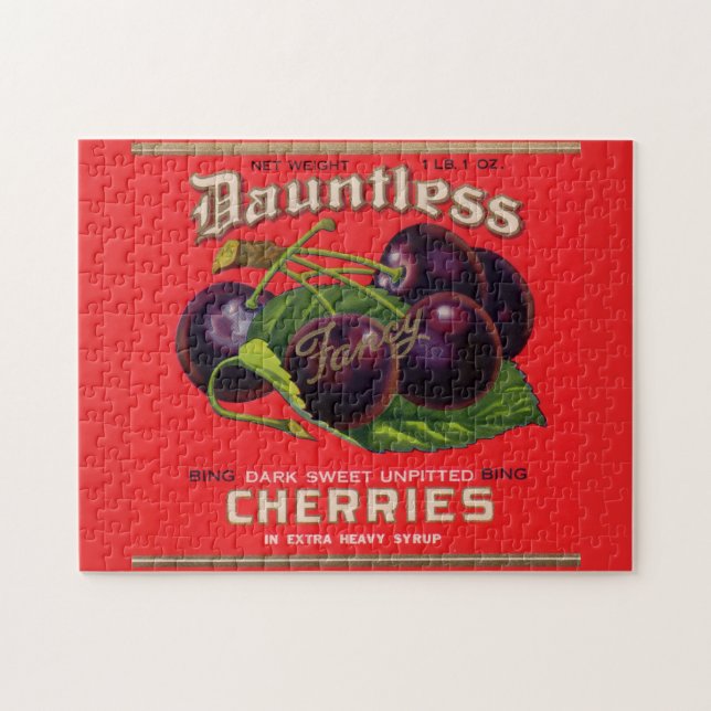 Dauntless Cherries in Heavy Sirup aus den 1930er J (Horizontal)
