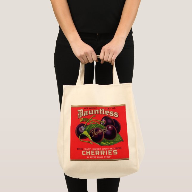Dauntless Cherries in Heavy Sirup aus den 1930er J Tragetasche (Vorderseite (Produkt))