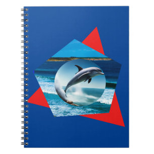 Dauphin dansant sur les vagues, cahier
