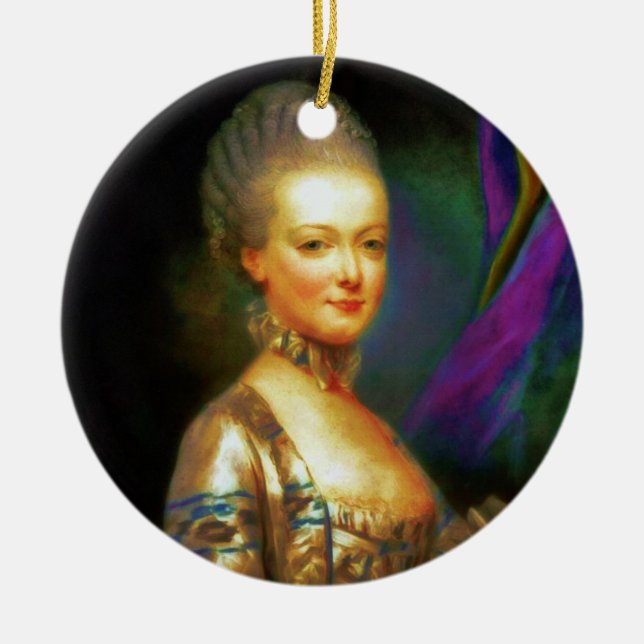 Dauphin-französisches Barock Keramik Ornament (Vorne)
