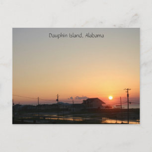 Dauphin Island, Alabama Postkarte