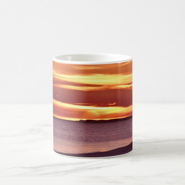 Dauphin Island, Alabama, Sunset Coffee Tasse (Mittel)