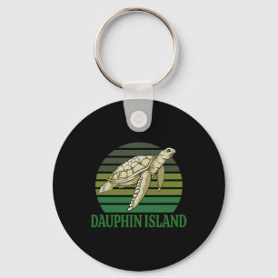 Dauphin Island Meeresschildkröte Schlüsselanhänger