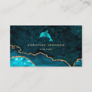 dauphin logo design carte de visite