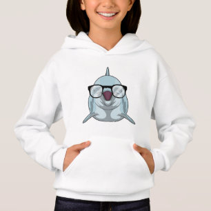 Dauphin Nerd avec lunettes