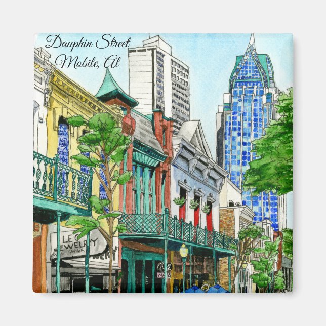 Dauphin Street Mobile Magnet (Vorne)