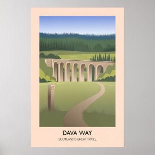 Dava Way Schottlands Great Trails Poster