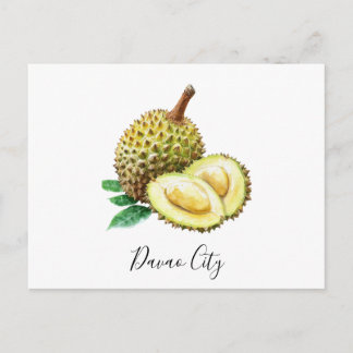 Davao City Durian Postkarte – Tropisches Philippin