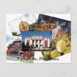Davao City, Philippinen Postcard. Postkarte