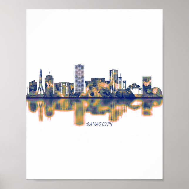 Davao City Skyline Poster (Vorne)