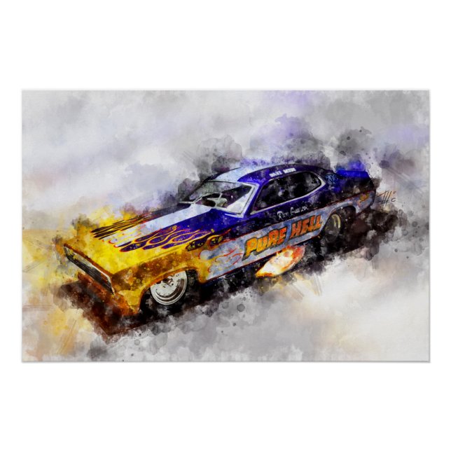 Dave Beebe, Pure Hell Poster (Vorderseite)