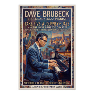 Dave Brubeck Poster
