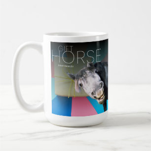 Dave Hawley Funny Button Cheval cadeau 15 oz Mug