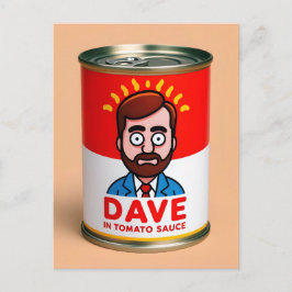 Dave in Tomatensauce Postkarte