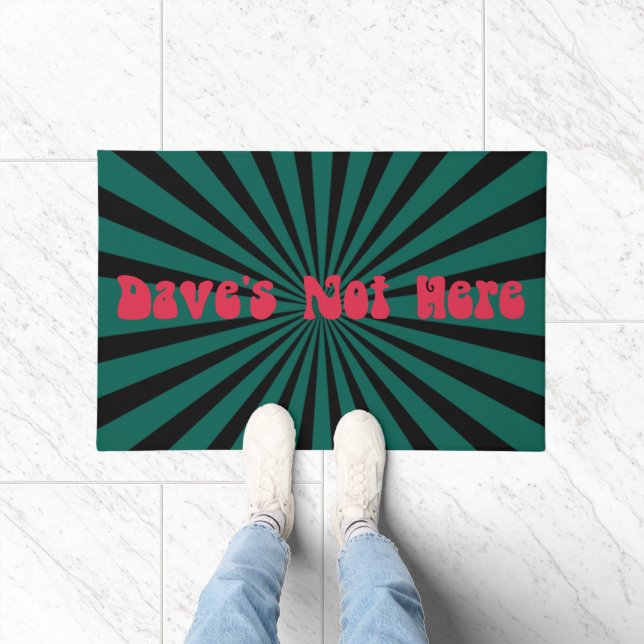 Dave ist nicht hier fußmatte (Indoor)
