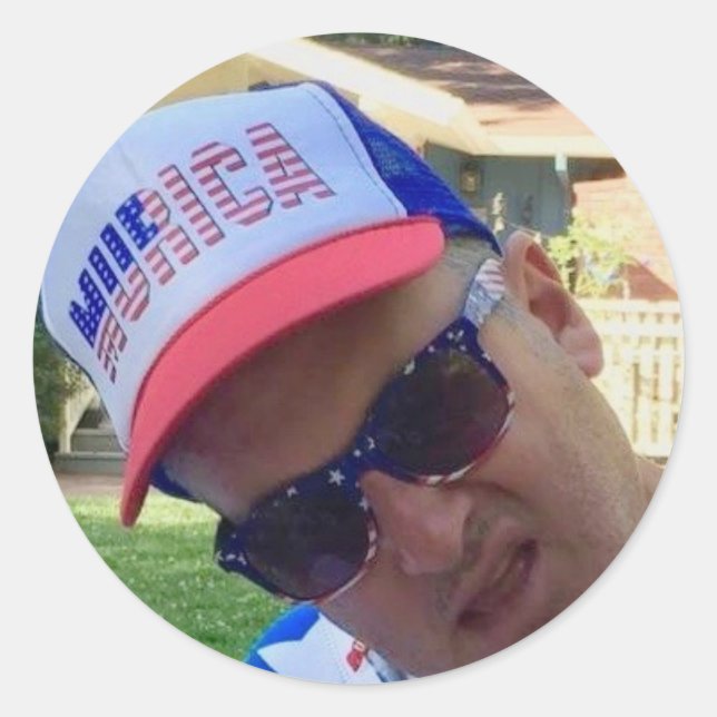 Dave Lott Swag Runder Aufkleber (Vorderseite)