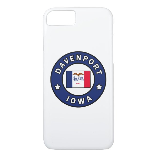 Davenport Iowa Case-Mate iPhone Hülle (Rückseite)