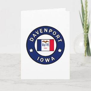 Davenport Iowa Karte