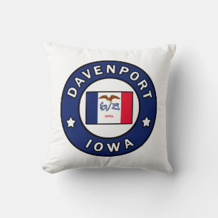 Davenport Iowa Kissen